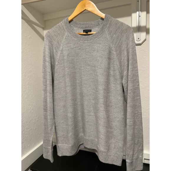 Club Monaco Twil Stitch Raglan Crewneck Sweater Sz L